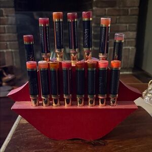 LipSense Lipstick Set with Red Holder